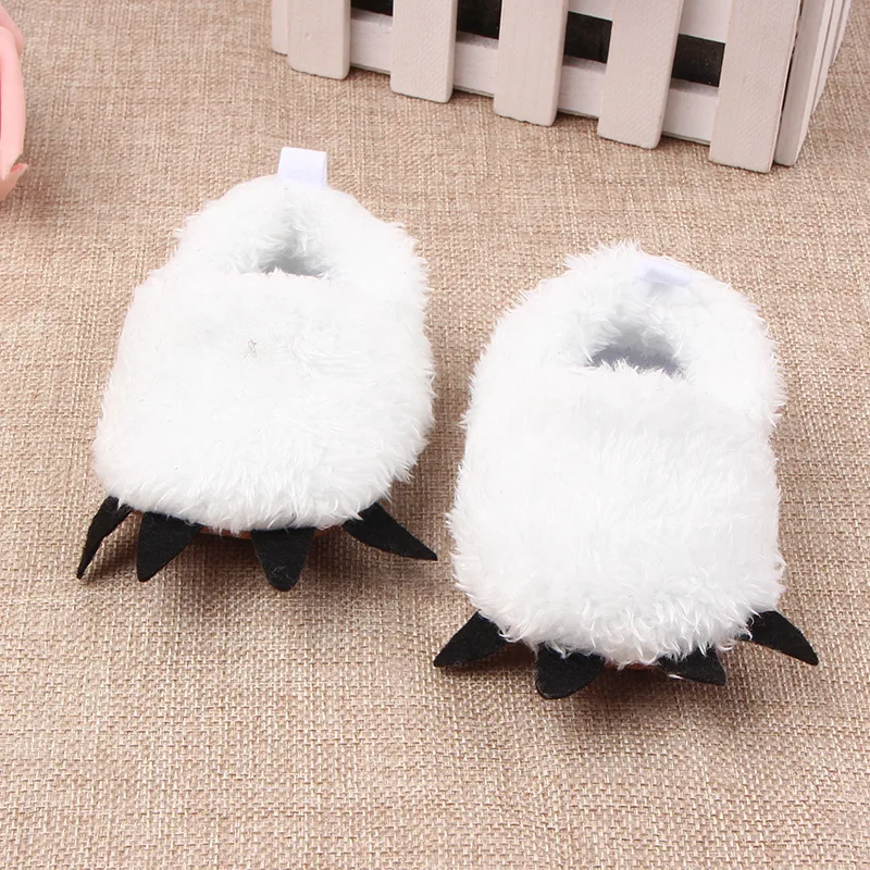 Koovan Children Home Shoes Winter Warm Stuffed Claws Out Shoes Baby Toddler Firstwalkers For Baby Boys Girls Lovely Slipper
