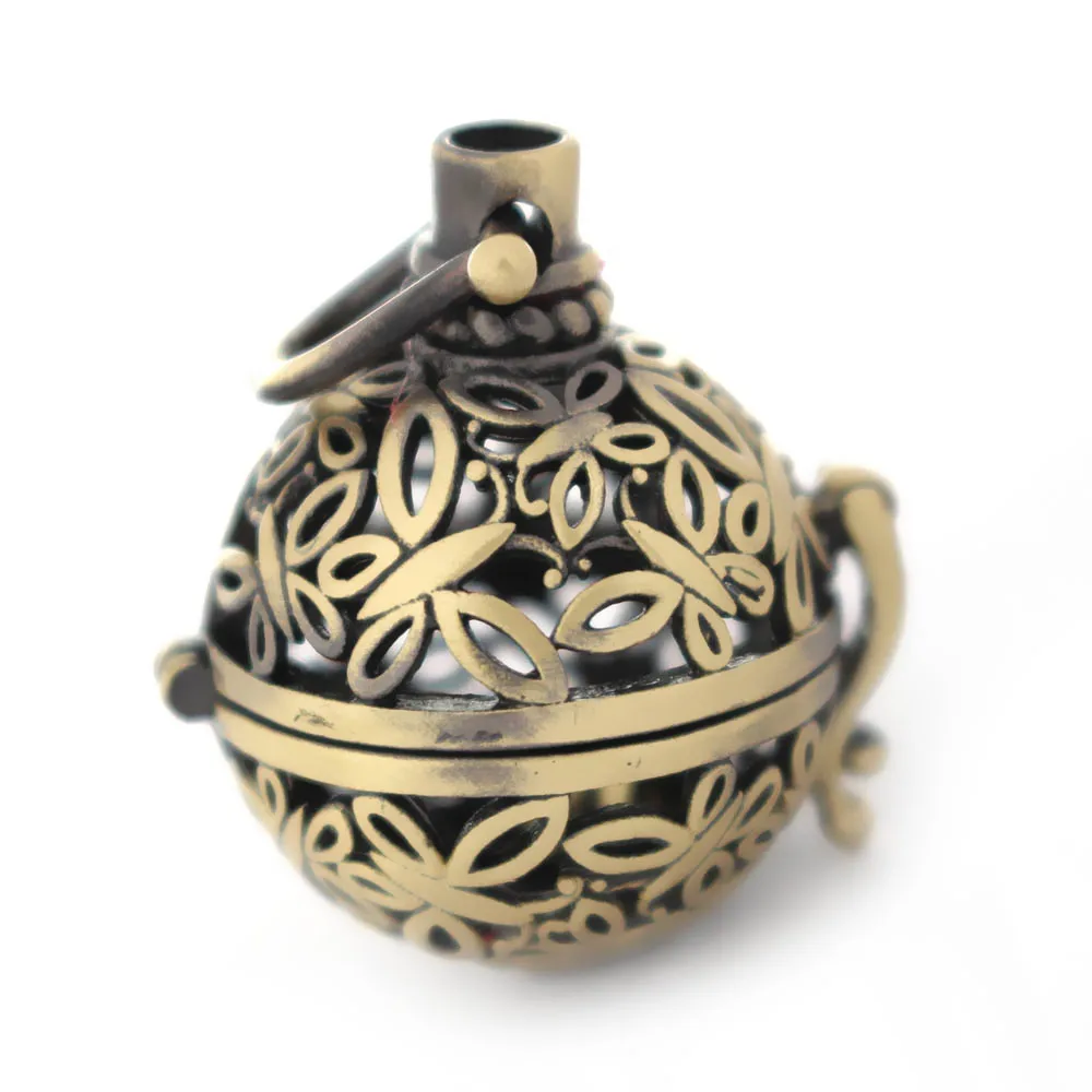 Винтажный круглый подвесной металлический диффузор для эфирных масел в форме