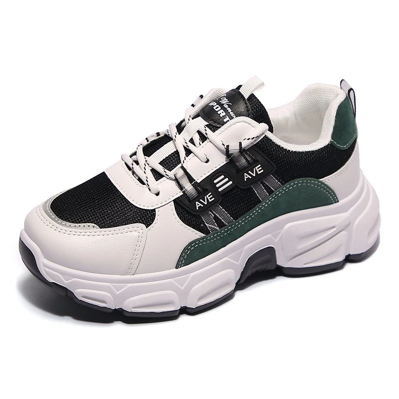 2020 модные кроссовки Женская обувь на платформе сетчатая Вулканизированная