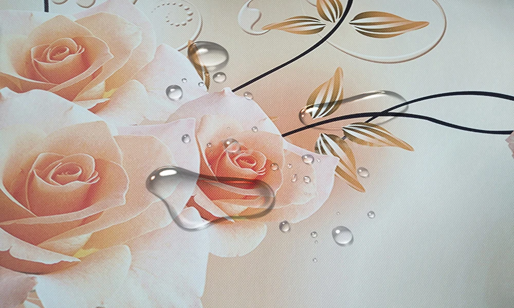 3D Waterproof Self-adhesive Wall Sticker Stereoscopic Embossed Murals Wallpaper Living Room Bedroom Background
