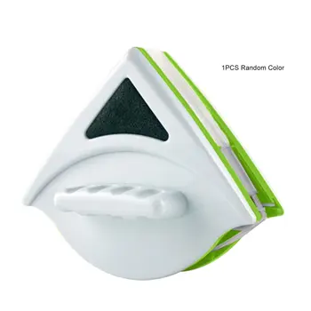 

Window Glass Cleaner Triangle Two-sided Glass Wiper Double Layer Wipe Glassware Magnetic Window Cleaner