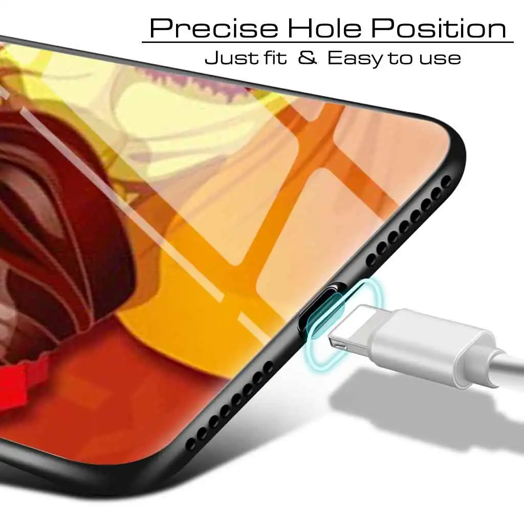 Модный женский стеклянный чехол для iphone xr x xs max 8 plus 7 7plus 6 6s 5 5s se coque iphone7 мультяшный