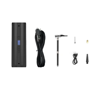 

150PSI Ergonomic LCD Display Digital Household Rechargeable Electric Pump LED Light Mini Air Inflator Portable High Pressure