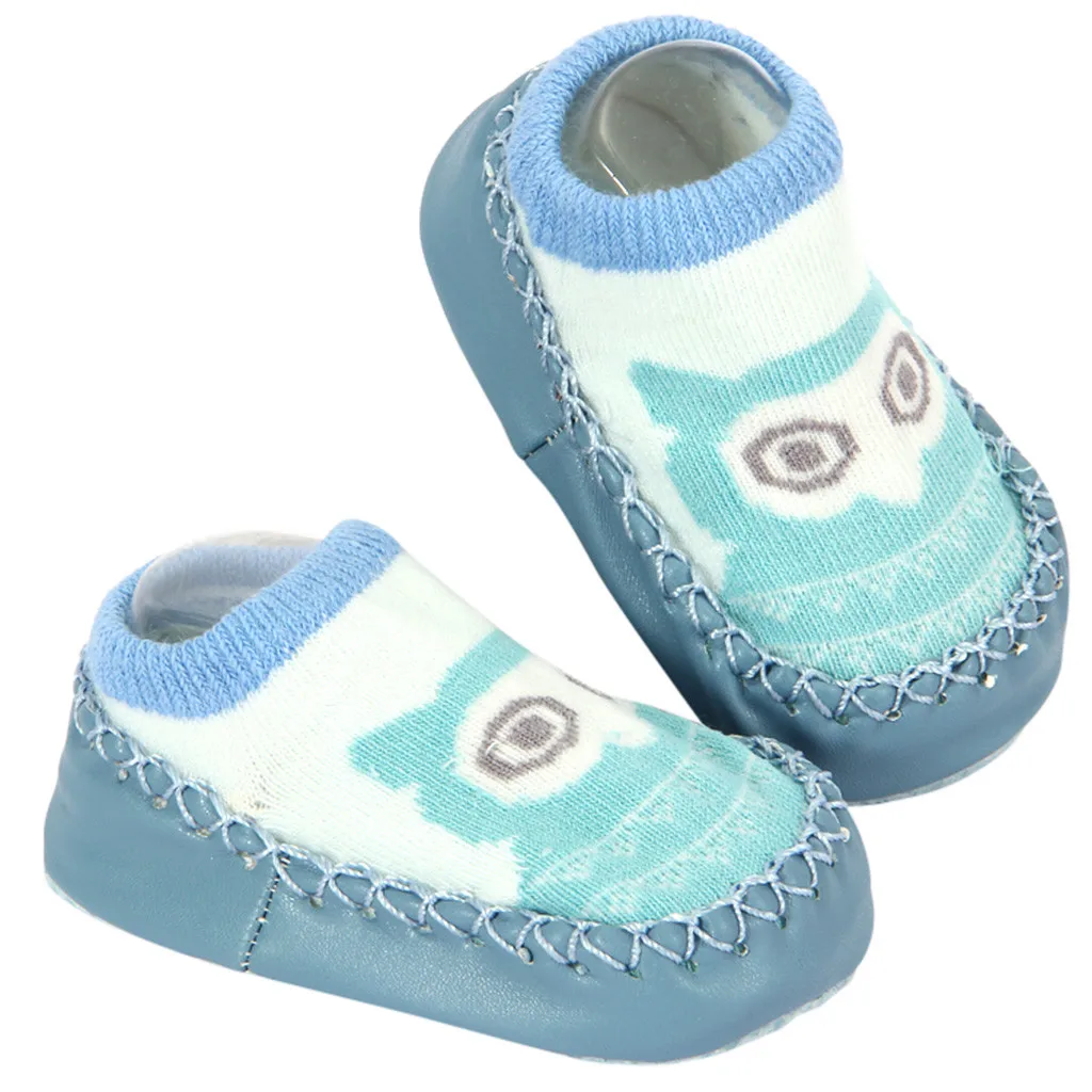 2 пары носков для новорожденных носки-тапочки с рисунком для маленьких мальчиков и девочек Нескользящие Детские ступни модные мягкие хлопковые носки C810