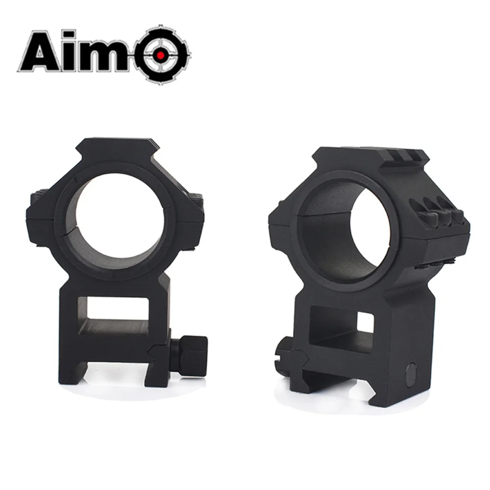 

Aim-O Tactical Riflescope Top Rail 25.4mm-30mm Split Ring Mount Airsoft Red Green Dot Sight Scope Base AO9030 Hunting Optics