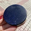 Natural  Blue Sandstone Round Shape Crystal Quartz For Home Decoration DIY Gift Reiki 1PCS 4