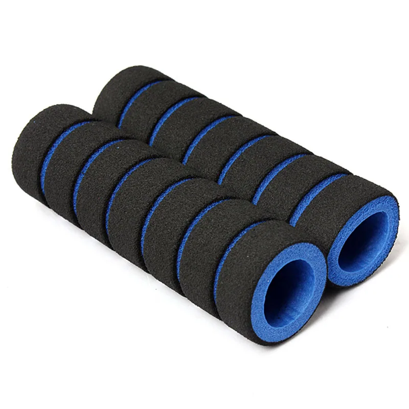 1 Pair Mountain Bike Handlebar Cover Sponge Cycling Anti-shock Skid-Proof Outdoor MTB Handle Bar Grips Bicycle Accessories