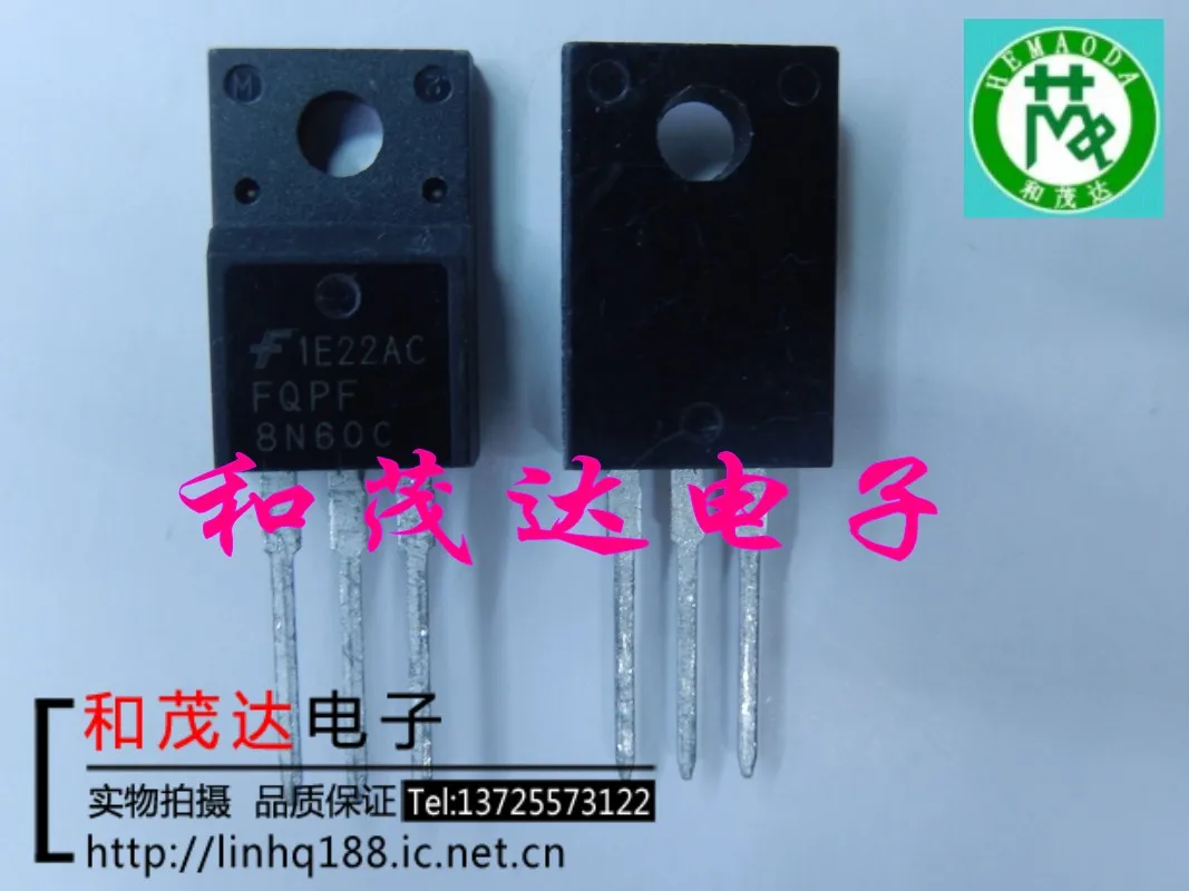 5 шт./FQPF8N60 8N60 TO-220F