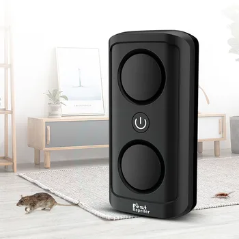 

Behogar Dual Ultrasonic Horns Electronic Pest Control Repeller Plug in Insect Repellent for Mouse Mosquito Cockroach Cricket Bug