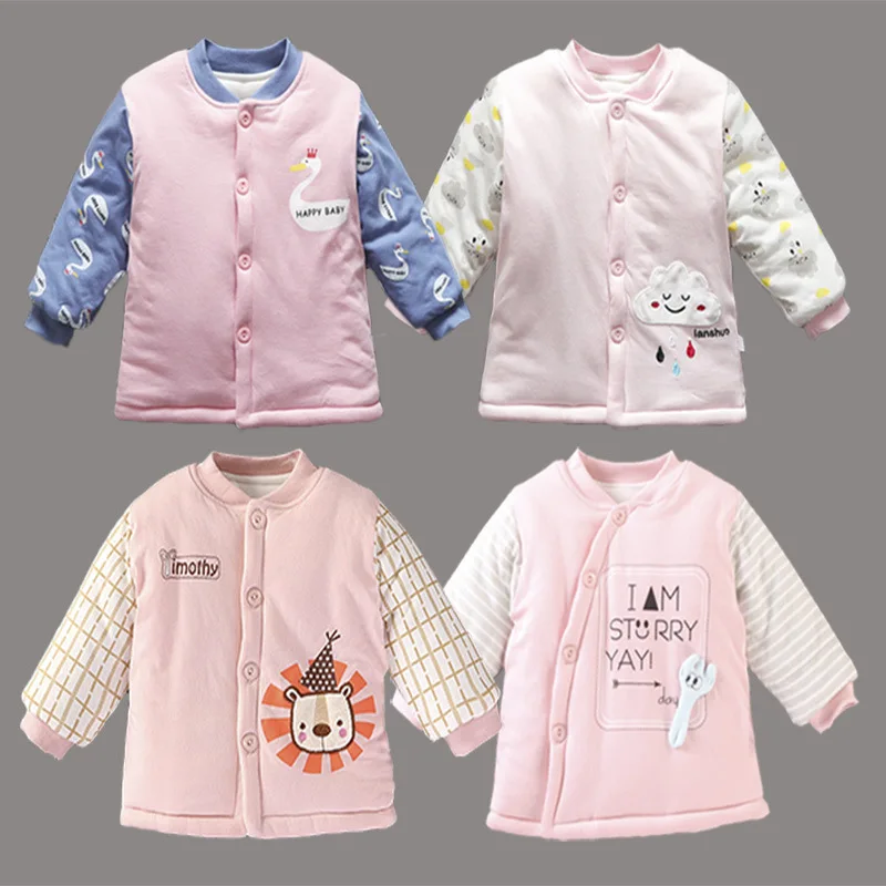 

Men And Women Children Winter Cotton Coat 2-3-4-a Year of Age Baby Winter Cotton-padded Clothes Infant Childrenswear New Style T