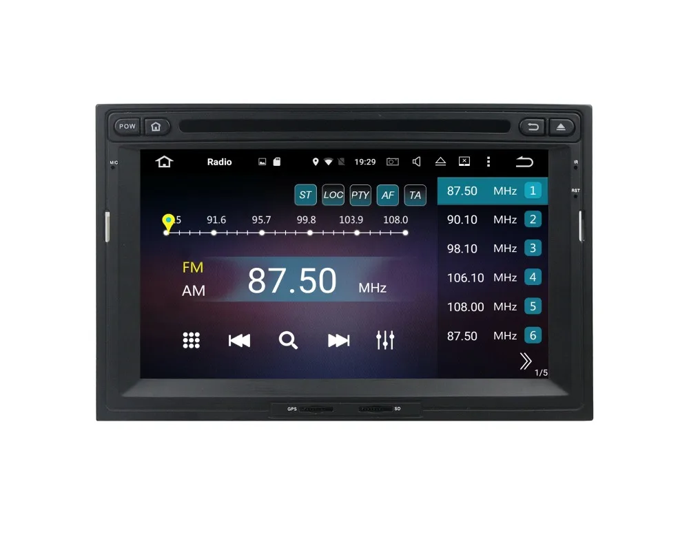 Автомагнитола с GPS восьмиядерным процессором для Peugeot 3005 3008 5008 4 Гб ОЗУ 64 ГБ Android 9