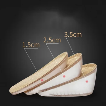 

Unisex Adjustable insole 1Pair 1.5cm-3.5cm Height Increase Insoles Memory Foam Lifts Inserts Higher Increasing Shoes Pads insole