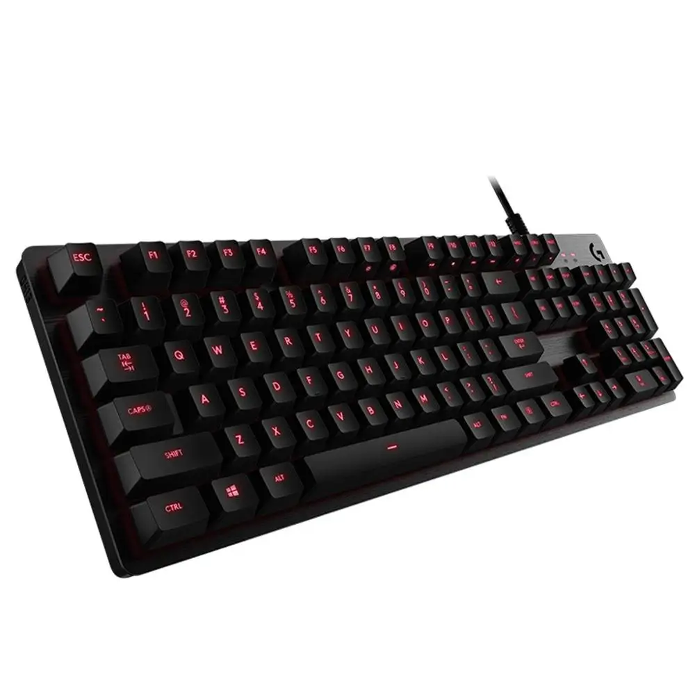 Механическая игровая клавиатура logitech G413, светодиодный, с подсветкой, с USB, проводная, компьютерная, геймерская, 113 клавиш, Игровая клавиатура, logitech Teclado