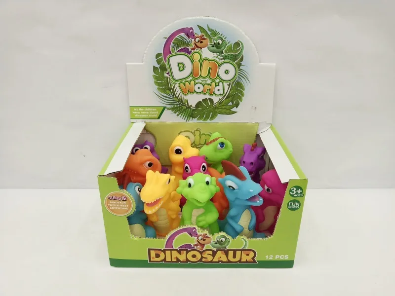 

Mini Simulated Dinosaur Models 12 Shuttlecocks in Each Box Slush Mold Dinosaur Toy Set Cartoon Little Dinosaur Toy