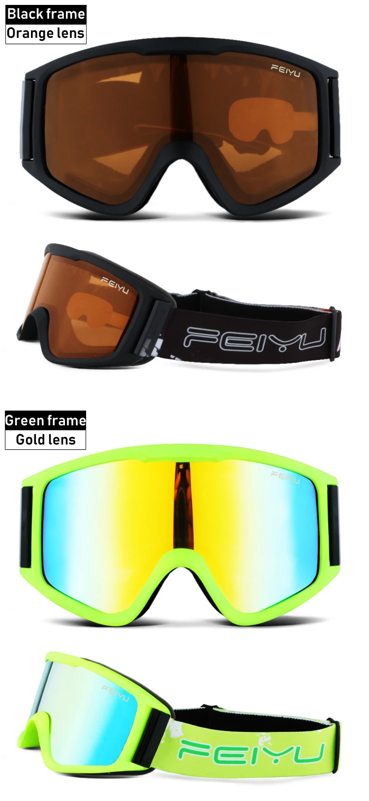 Двойные линзы Анти-Туман Лыжные очки мягкие ТПУ цилиндрические лобовое стекло лыжные очки для взрослых детей Спорт на открытом воздухе альпинистские