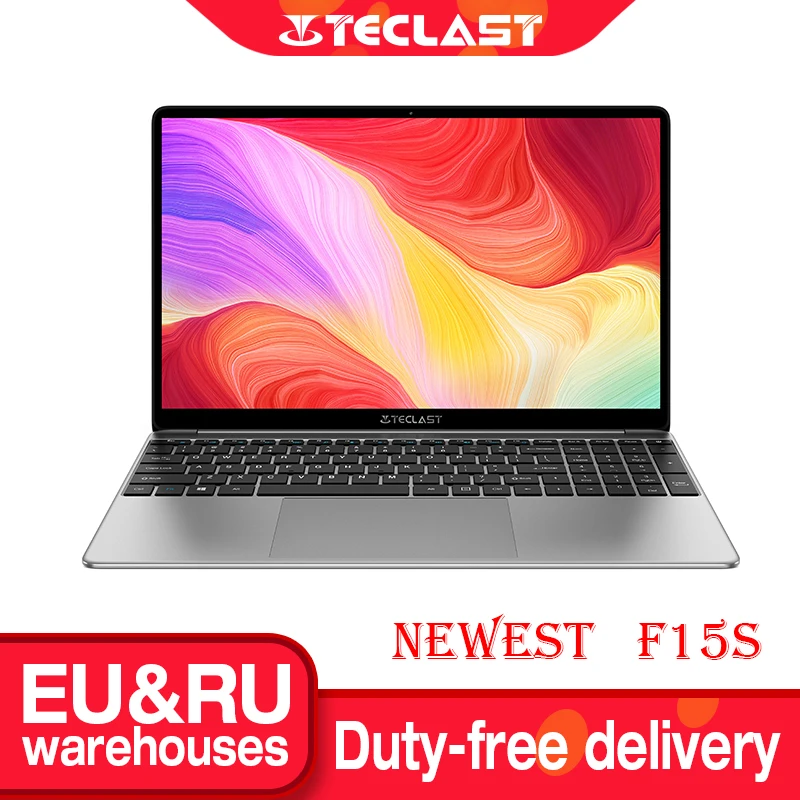 Mais novo teclast f15s 15.6 Polegada portátil windows 10 notebook 1920x1080 intel apollo lago laptops 8gb ram 128gb rom duplo wifi hdmi