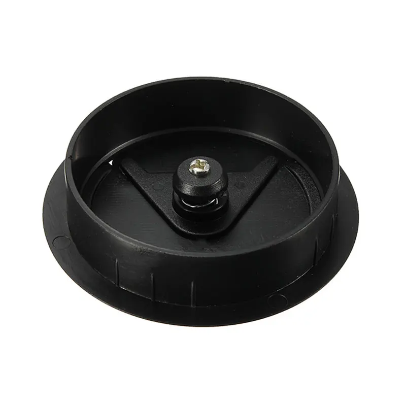

Desk Wire Hole Cove 60mm Cover Computer Grommet Port Base Furniture Hardware ABS Plastic Round Shape Gray Make Table Tidy Black
