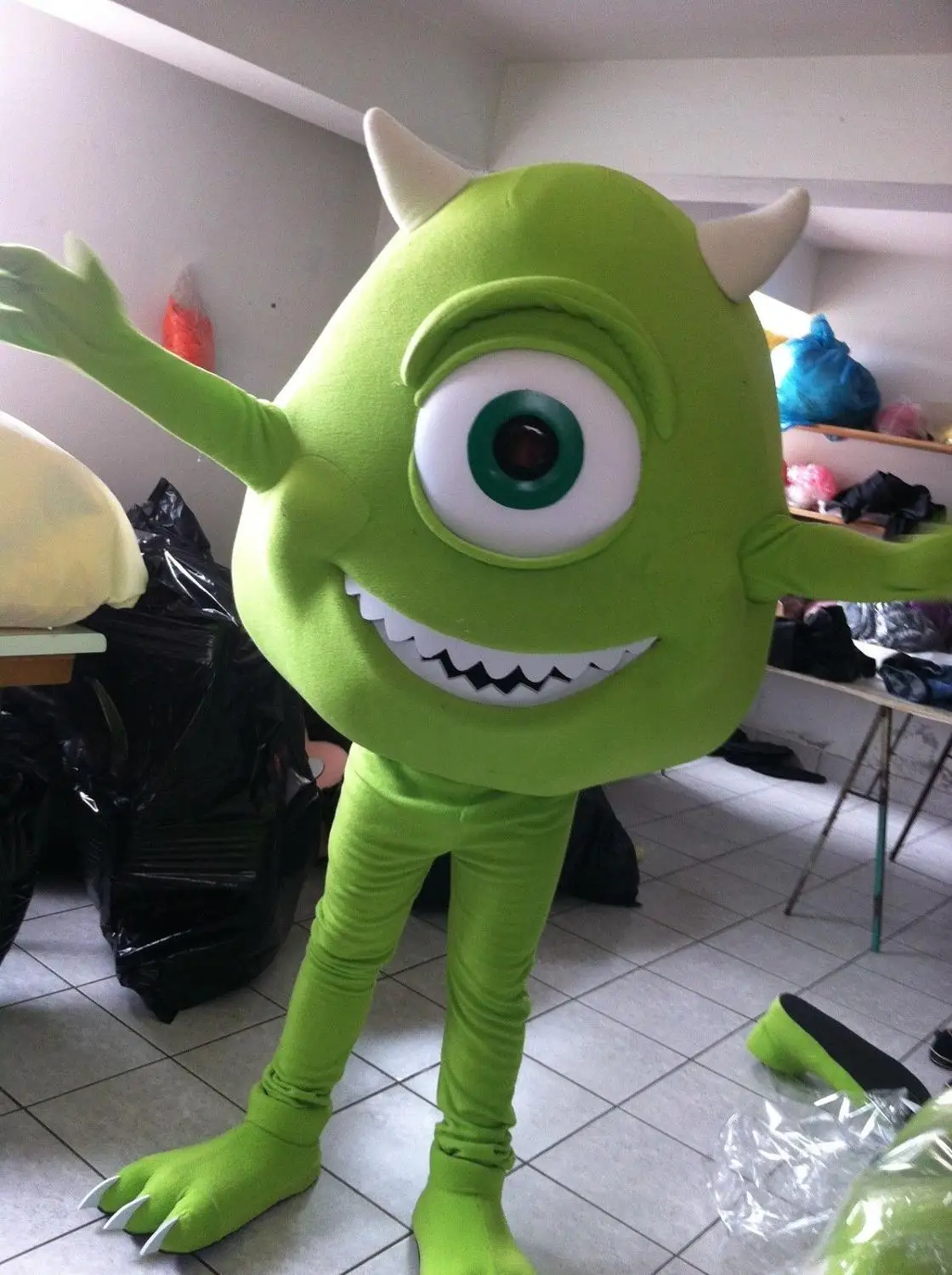 

New Version the Mr. MIKE Mascot Costume Adult Birthday Party Fancy Dress Halloween Cosplay Outfits Clothing Xmas