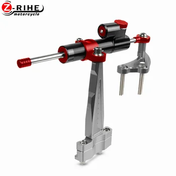 

CNC Aluminum Adjustable full Set of Steering Damper Stabilizer Mounting Bracket support Kit For Honda CB650F CB 650 F 2014-2018