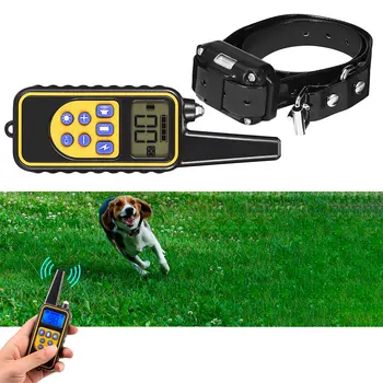 

RechargeableDog Training Collar 800m for Medium Large Electric LCD Display Waterproof Electronic Training Collar
