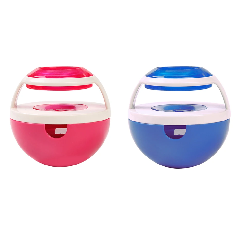 Pet Food Ball Dog Chew Toys Play Ball Tumbler Interactive Educational Toys Feeding Ball ABS TPR