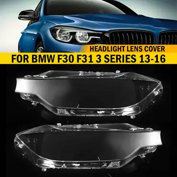 

Left Right Car Front Clear Headlight headlamp Lens Lenses Covers Protector Shell For BMW F30 F31 3 series 2013 2014 2015 2016
