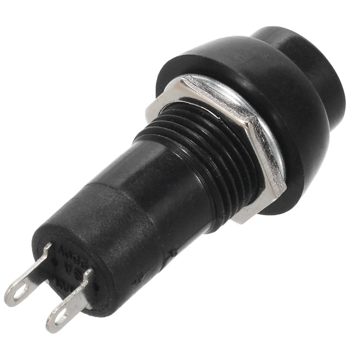 For Car Dashboard Boat 5pcs Black Auto Horn Switches SPST On-Off Momentary Push Button Switch 1A/250V 20A/12V Mayitr