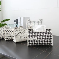 Leather Tissue Box Car Toilet Pumping box Home Living Decoration Table Napkin Holders Papers Dispenser Kitchen Desktop Organizer 2