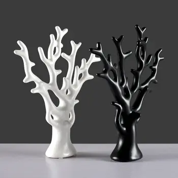 

MODERN CERAMIC COLORFUL TREE FIGURINES CRAFTS HOME LIVINGROOM TABLE FURNISHING DECORATION OFFICE DESKTOP ACCESSORIES ORNAMENTS
