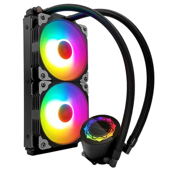 

COOLMOON 240 Computer CPU Water Cooler RGB Liquid Cooling Radiator