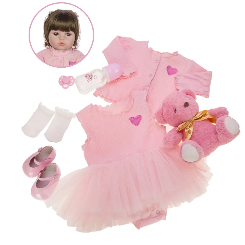60 см силиконовые игрушки Reborn Baby Doll 24 дюйма силиконовые виниловые принцессы для малышей куклы живые bebes reborn подарок на день рождения