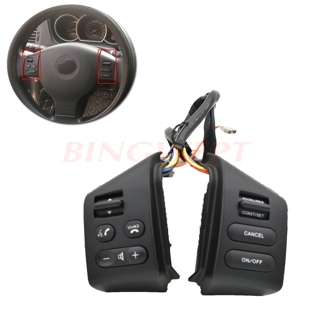 

Factory price FOR Nissan LIVINA & FOR Nissan TIIDA & SYLPHY steering wheel control buttons with blacklight