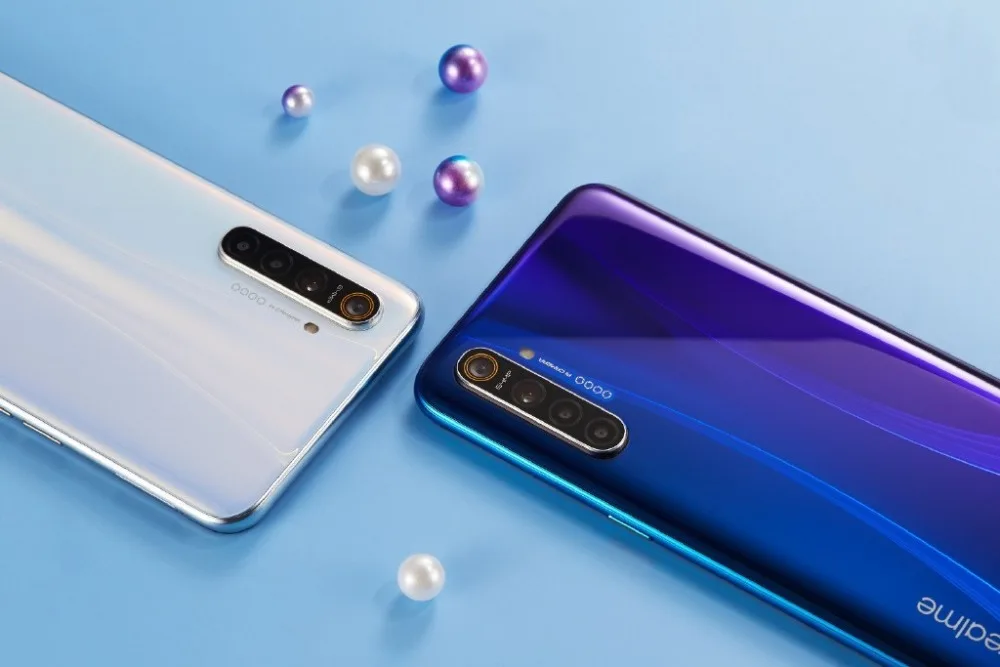 realme X2 мобильный телефон 6G 128G Snapdragon 730G 64MP камера 6,4 ''полный экран NFC OPPO мобильный телефон VOOC 30W быстрое зарядное устройство