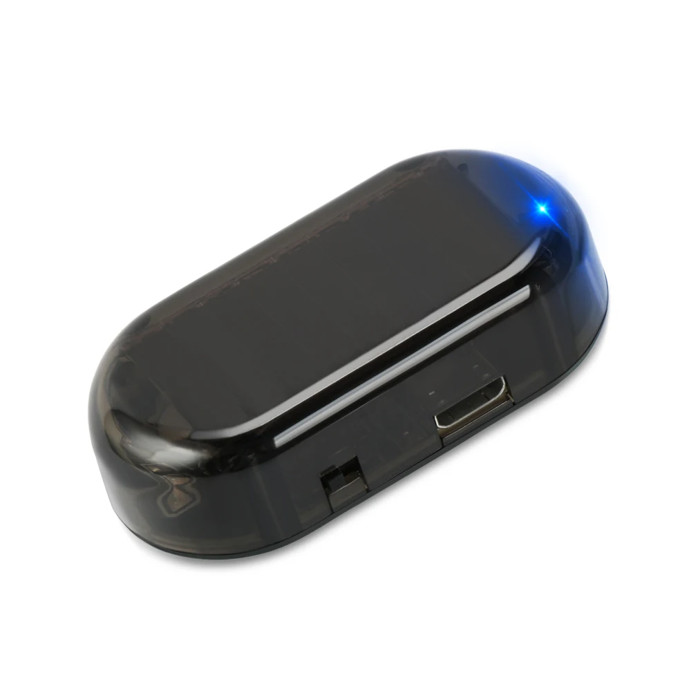 Автомобильная сигнализация на солнечной батарее с USB светильник Противоугонная