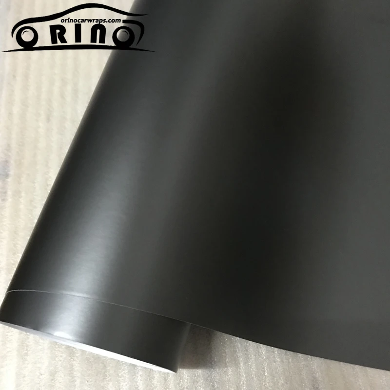 Grey Metallic Chrome Vinyl Film Wrap-5