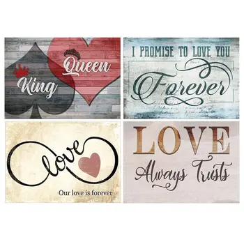 

New 4 Pack King Queen 5D DIY Diamond Painting Kits Full Drill Rhinestone Embroidery Cross Stitch Home Decor