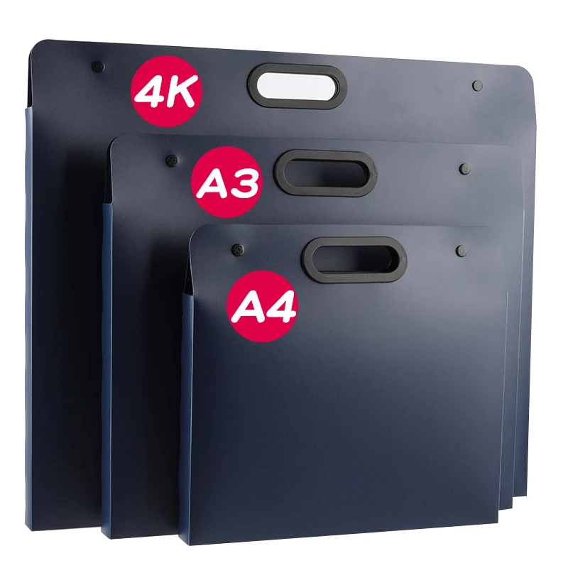 Borsa A3 portatile per ufficio per la conservazione dei documenti borsa per documenti A4 Organizer per documenti A3 borsa per documenti portatile per disegni