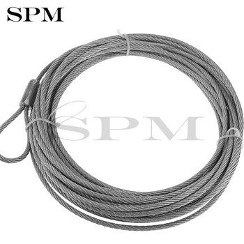 

12.2m X 4.9 Mm Wire Cable Rope Replacement For ATV UTV Winch