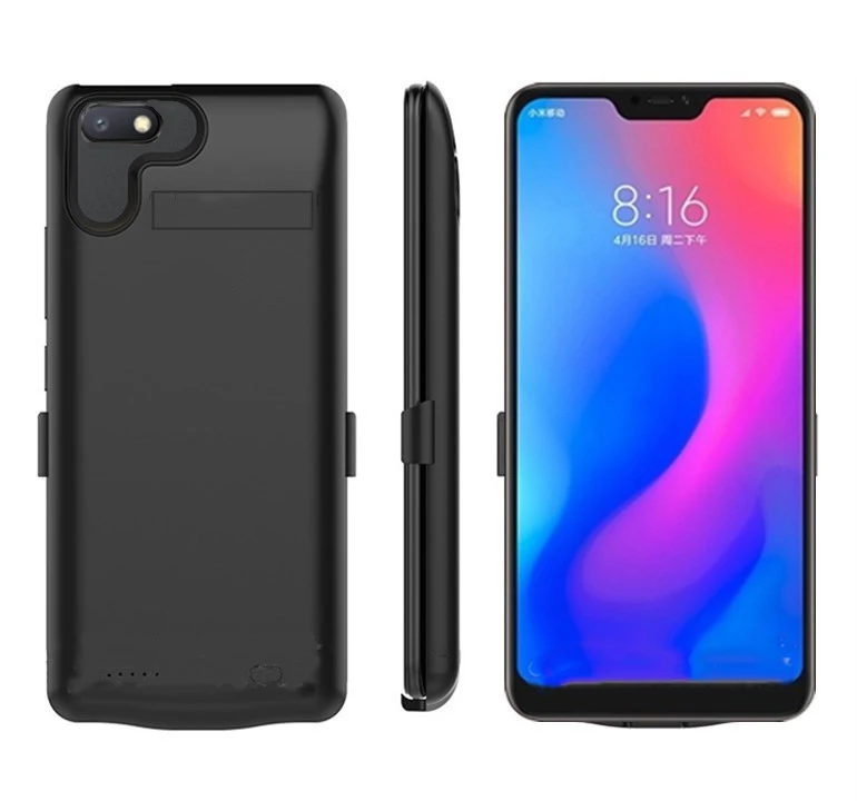 Тонкий чехол для зарядного устройства Xiaomi Redmi 6 6A запасной внешний аккумулятор с