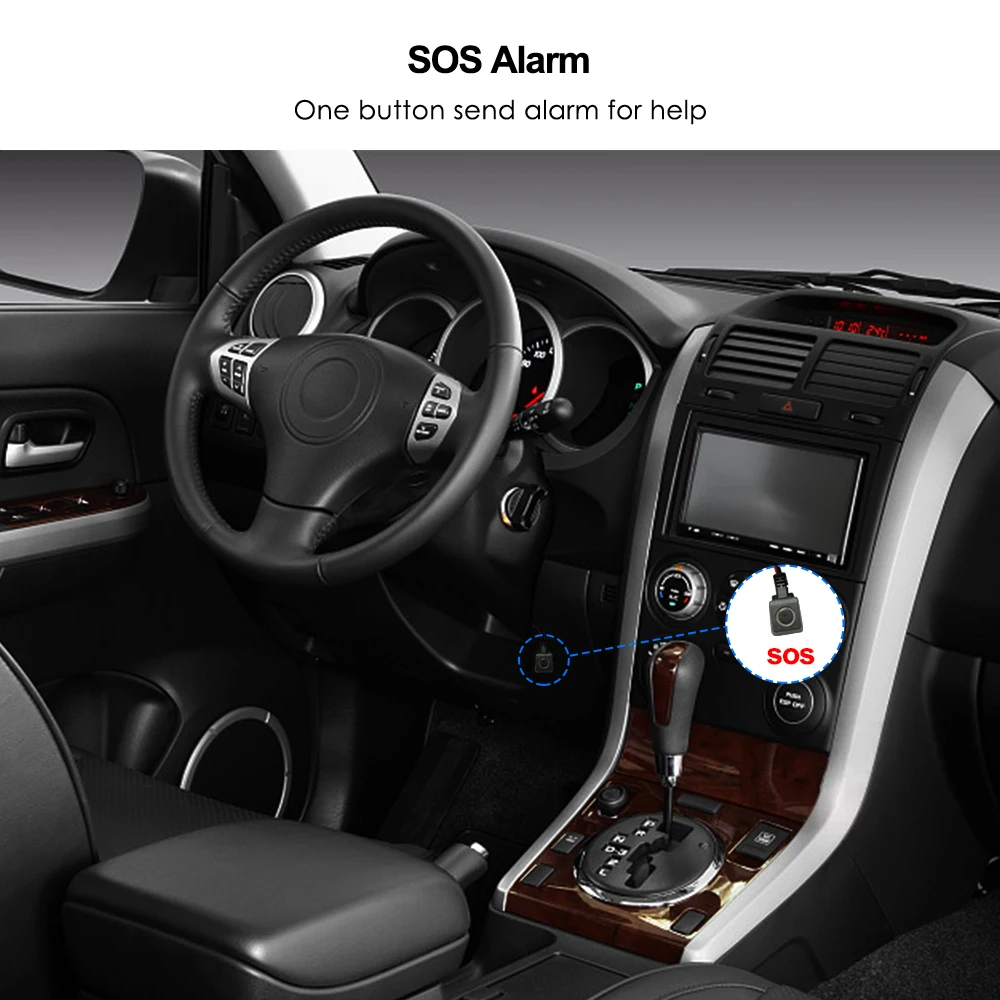 Автомобильный GPS трекер устройство отслеживания топлива Coban SOS гео забор