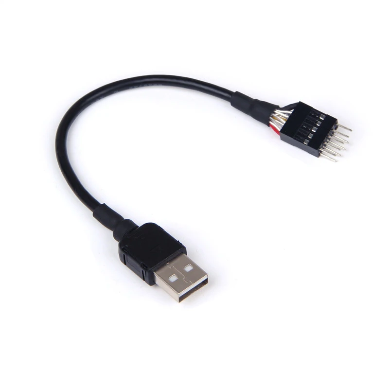 9 Male To External Usb A Male Pc Data Extension Cable - Pc Hardware Cables & - AliExpress