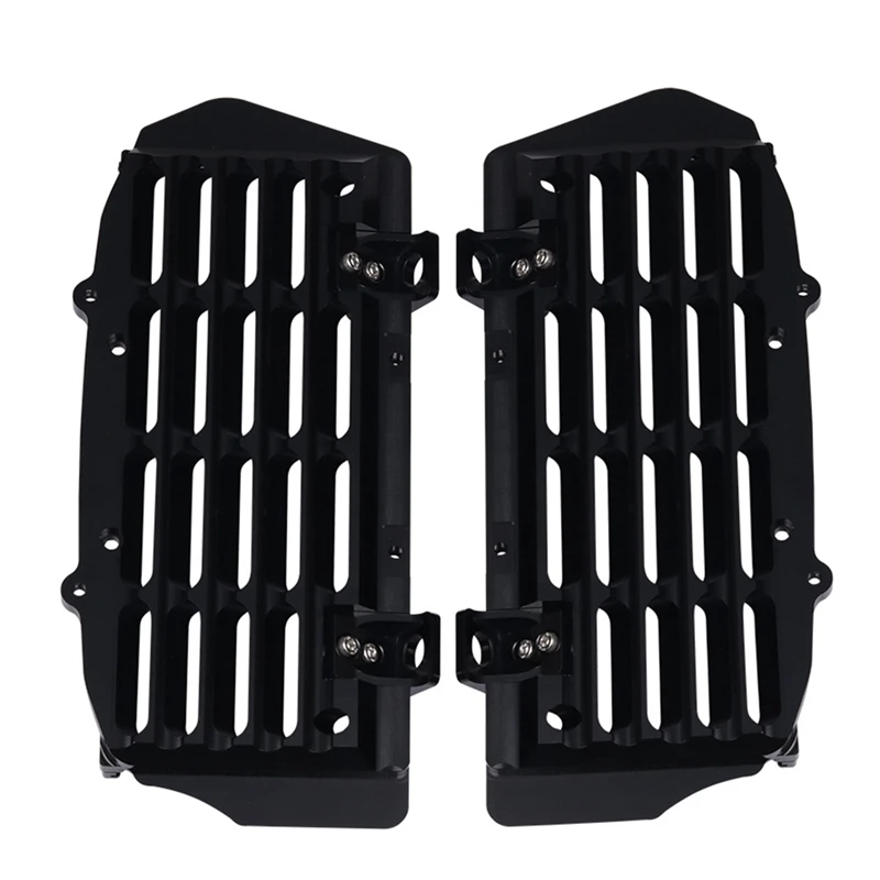 QIDIAN Moto Aluminium radiateur Garde Gril Couverture réservoir d/'eau Refroidisseur Lunette Protecteur pour Duke 125 250 390 2017-2020