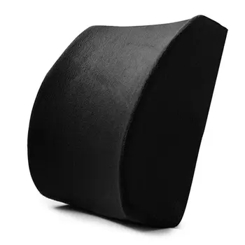 

Memory Foam Lumbar Back Pillow Support Back Cushion Home Office Car Seat Chair Back Massager Waist Cushion