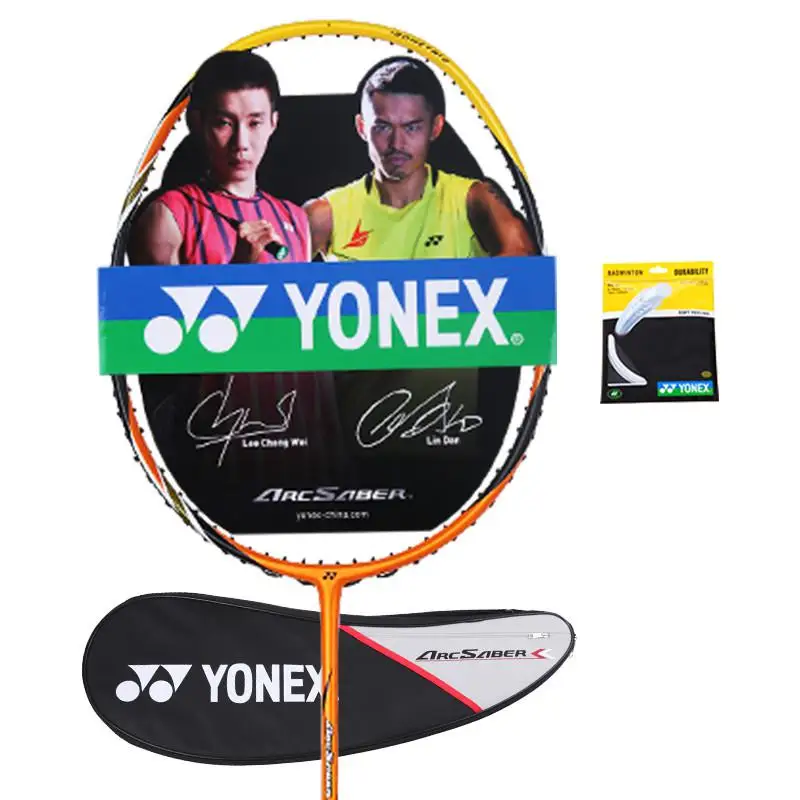 Только 78 г! Подлинная Yonex Arc Fd ракетка для бадминтона Yy супер легкий карбоновый Raquete 5u Raquette De Badminton - Цвет: ARC FD