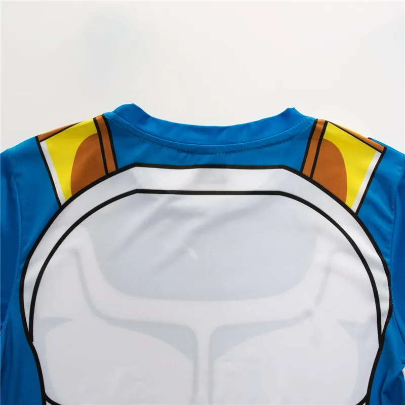 Anime 3D Printed T shirts Men Compression Shirts Fitness Quick dry Long Sleeve Tshirt Vegeta Cosplay Costume Tops Male clothing