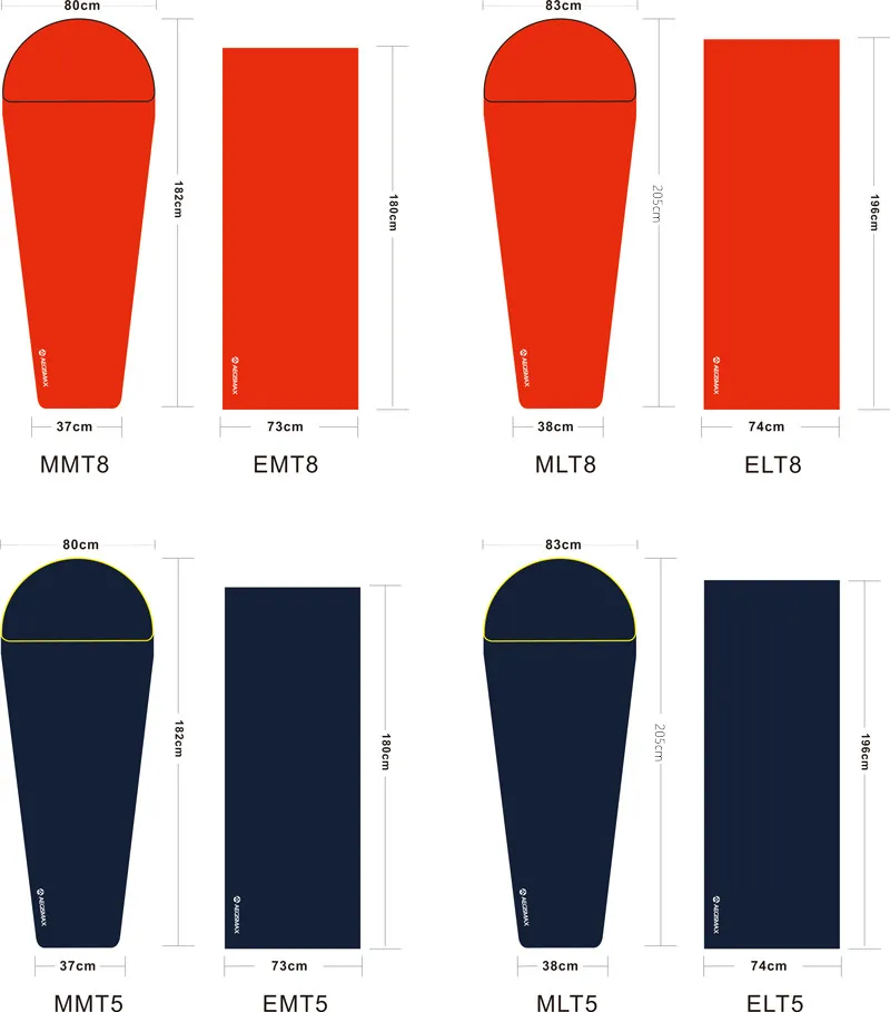 Sleeping Bag AEGISMAX Thermolite Warming 5/8 Celsius Sleeping Bag Liner Outdoor Camping Portable Single Bed Sleeping Sheet Lock Temperature