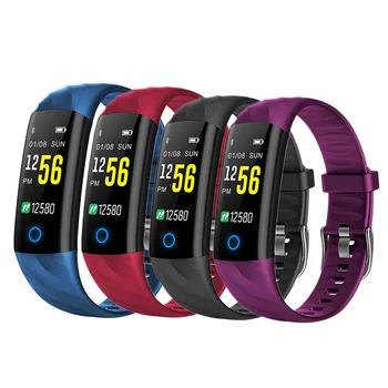 

Heart Rate Fitness Bracelet IP68 Waterproof Blood pressure oxygen Monitor Color Sn Activity Tracker Smart Band