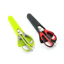 Кухонные сверхмощные кухонные ножницы резак из нержавеющей стали Многофункциональные кухонные ножницы с магнитом для рыбы курицы гаджет B