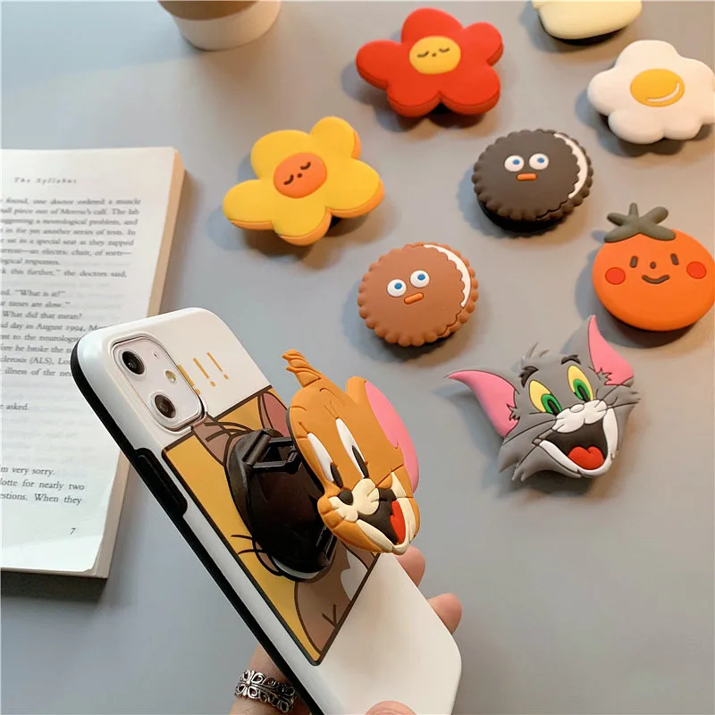 Держатель для телефона с милым мультяшным рисунком растягивающийся кронштейн