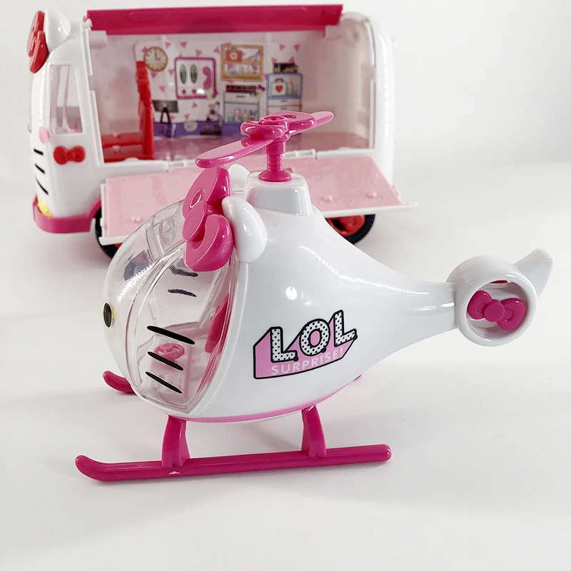 LOL Surprise Dolls Toys - Picnic Car and Helicopter Doll Toy Set for Girls - DIY Originales LOL Surprises - Perfect Birthday Gifts image 4